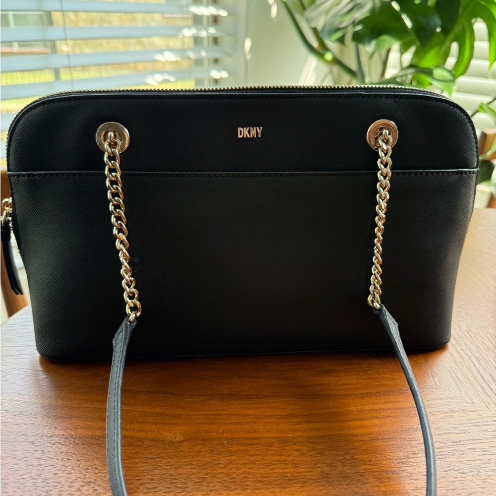 DKNY Black Chain Strap Women's Bag